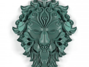 green man statue 3D Model