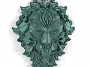 green man statue 3D Model