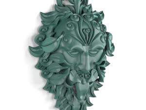 green man statue 3D Model