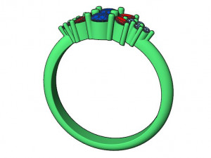 Engagement marquise ring 3D Принт Модель