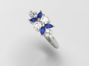 Engagement marquise ring 3D Принт Модель