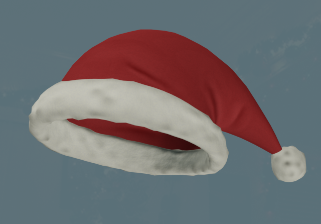 new years hat 3D Model .c4d .max .obj .3ds .fbx .stl .blend 