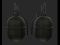 military grenade rgd-5 low-poly  3D Models