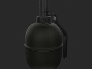 military grenade rgd-5 low-poly 3D Model