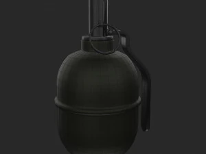 military grenade rgd-5 low-poly 3D Model