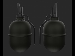military grenade rgd-5 low-poly 3D Model