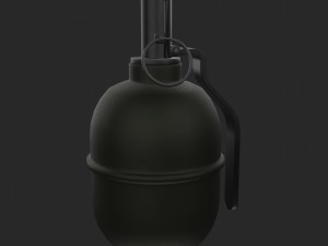 military grenade rgd-5 low-poly 3D Model