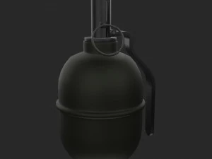 military grenade rgd-5 low-poly 3D Model