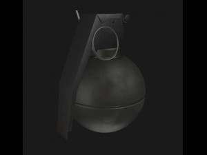 military grenade m67 g4 low-poly 3D मॉडल