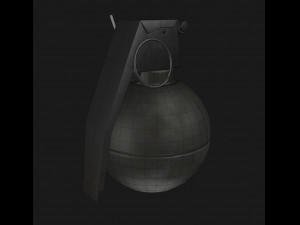 military grenade m67 g4 low-poly 3D मॉडल