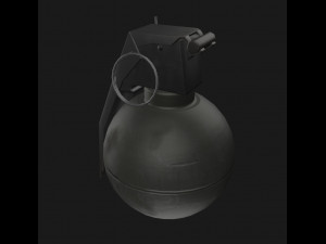 military grenade m67 g4 low-poly 3D मॉडल