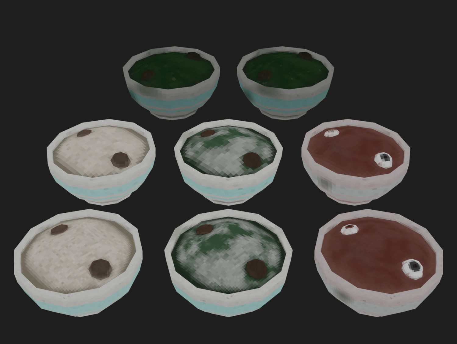 plate in the style of graphics with ps1 free low-poly 3D Model .c4d .max .obj .3ds .fbx .stl .blend