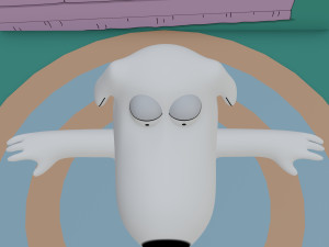 brian griffin from family guy rigged low-poly Modelo 3D