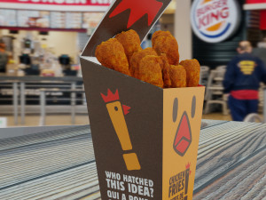 burger king chicken fries photorealistic low poly pbr 3D Model