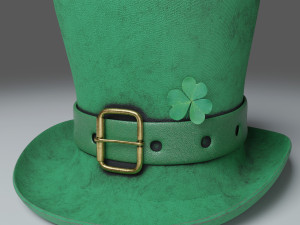 st patricks hat photorealistic pbr - 3D Model
