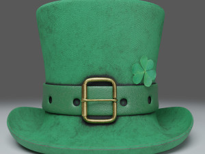 st patricks hat photorealistic pbr - 3D Model