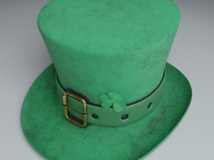 st patricks hat photorealistic pbr - 3D Model