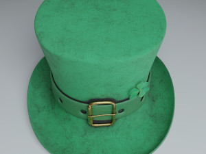 st patricks hat photorealistic pbr - 3D Model