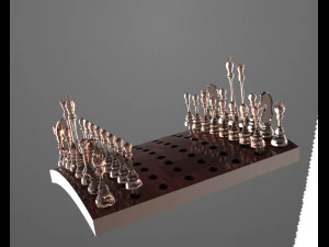 기존의 방식에서 벗어나 게임을 흥미롭게 만드는 체스 변형 3D 모델