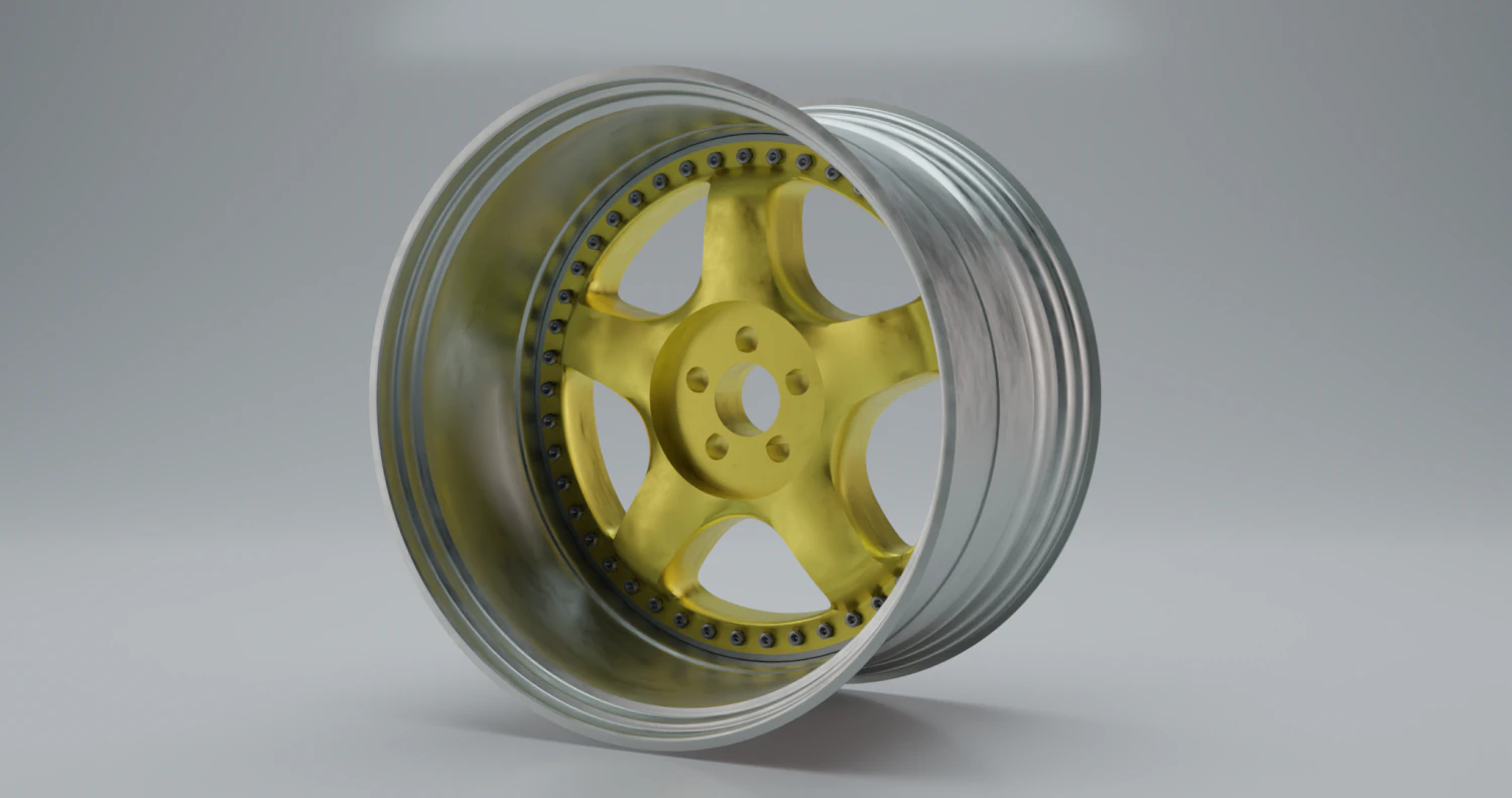 two wheels 3D Model .c4d .max .obj .3ds .fbx .stl .blend