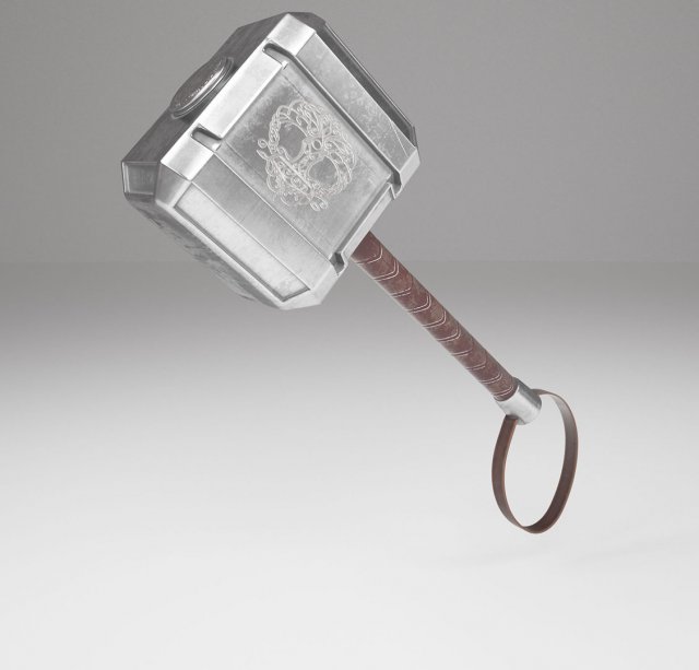 thor hammer Modèle 3D .c4d .max .obj .3ds .fbx .stl .blend 