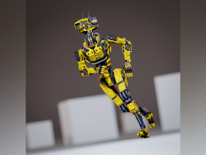 Industrial robot - low-poly game ready model 3D 模型