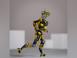 Industrial robot - low-poly game ready model 3D 模型