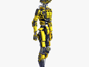 Industrial robot - low-poly game ready model 3D 模型
