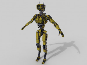 Industrial robot - low-poly game ready model 3D 模型