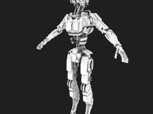 Industrial robot - low-poly game ready model 3D 模型