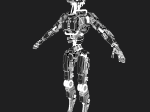 Industrial robot - low-poly game ready model 3D 模型
