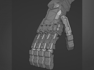 Industrial robot - low-poly game ready model 3D 模型