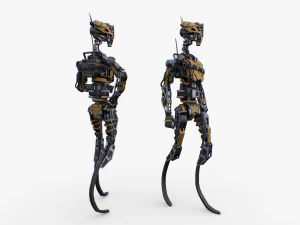 Готовая к игре модель робота-разведчика Unity Unreal Engine 3D Модель