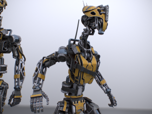 Scout robot gameready model Unity Unreal Engine 3D Модель