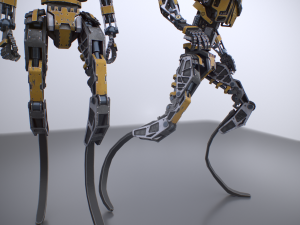 Scout robot gameready model Unity Unreal Engine 3D Модель