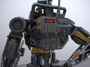 Scout robot gameready model Unity Unreal Engine 3D Модель