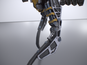 Scout robot gameready model Unity Unreal Engine 3D Модель