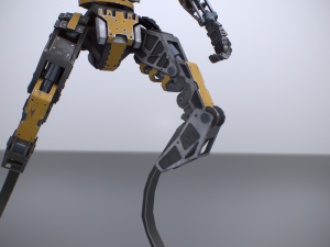 Scout robot gameready model Unity Unreal Engine 3D Модель