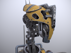 Scout robot gameready model Unity Unreal Engine 3D Модель