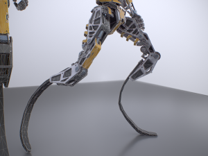 Scout robot gameready model Unity Unreal Engine 3D Модель