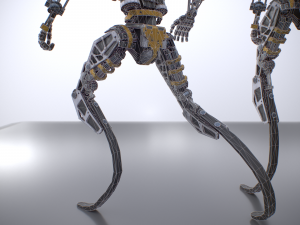 Scout robot gameready model Unity Unreal Engine 3D Модель