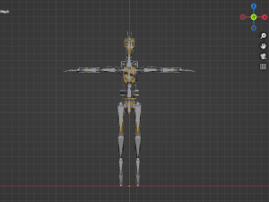 Scout robot gameready model Unity Unreal Engine 3D Модель