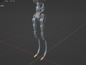 Scout robot gameready model Unity Unreal Engine 3D Модель