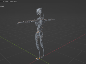 Scout robot gameready model Unity Unreal Engine 3D Модель