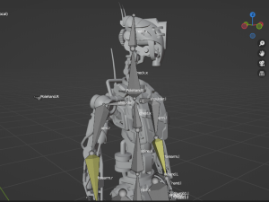 Scout robot gameready model Unity Unreal Engine 3D Модель