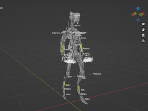 Scout robot gameready model Unity Unreal Engine 3D Модель
