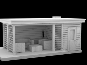 gazebo loft 3D Model