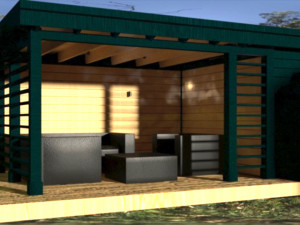 gazebo loft 3D Model