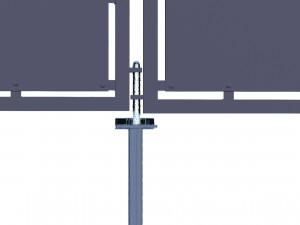 Gate industrial style 3D Model