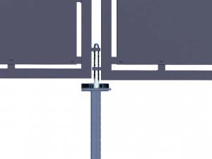 Gate industrial style 3D Model